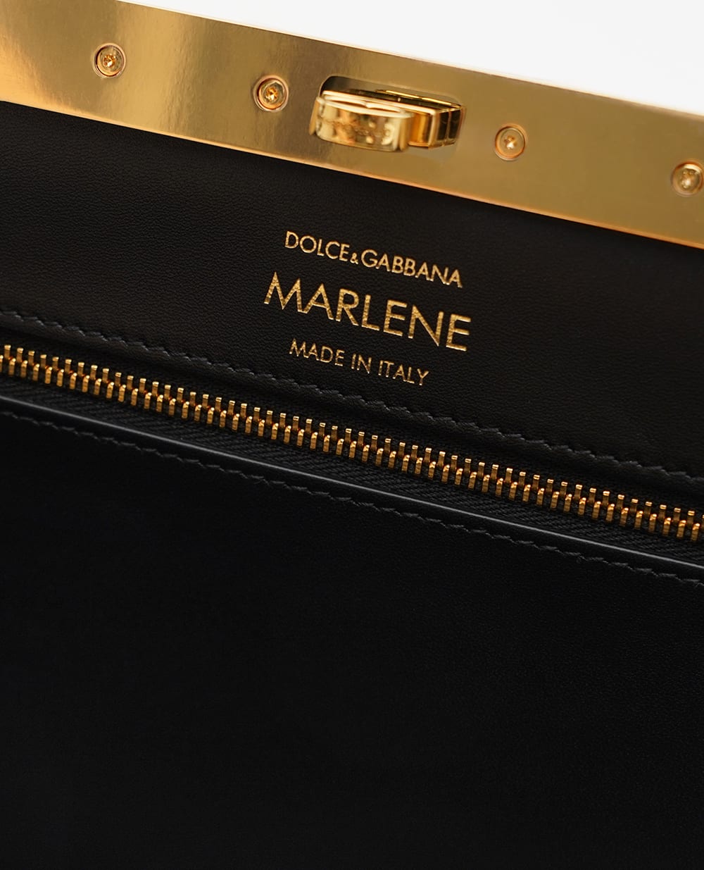 Кожаная сумка Marlene Dolce&Gabbana BB7734-A3G19, черный цвет • Купить в интернет-магазине Kameron