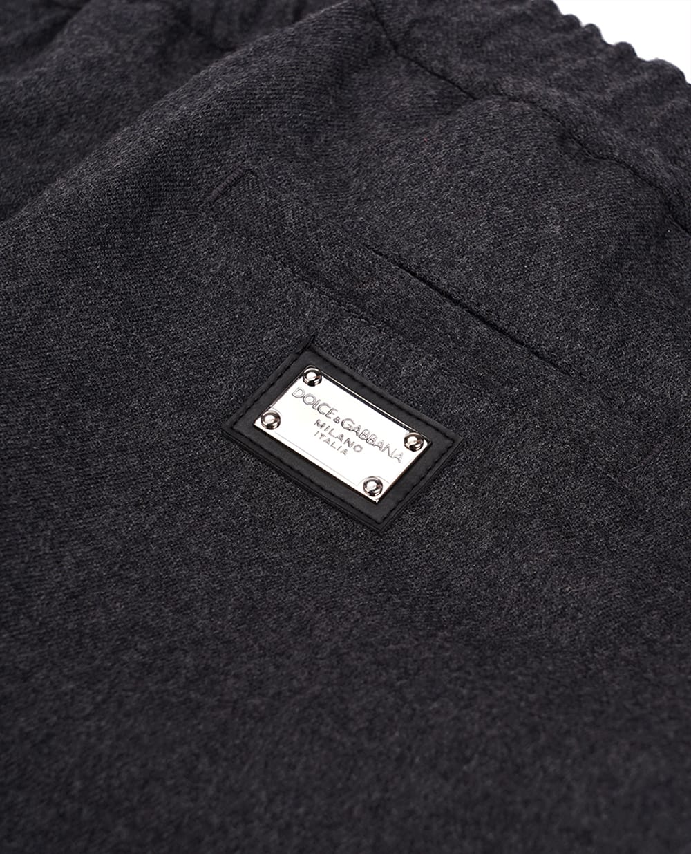 Детские брюки Dolce&Gabbana Kids L44P32-FUBD9-B, графит цвет • Купить в интернет-магазине Kameron