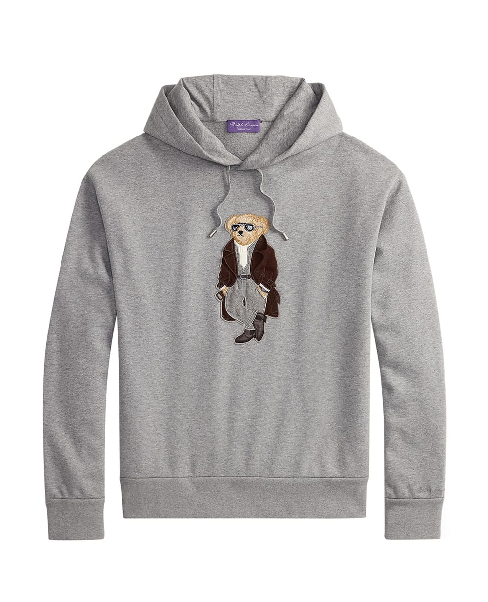 Худи Polo Bear Ralph Lauren Purple Label 790P08129001, серый цвет • Купить в интернет-магазине Kameron