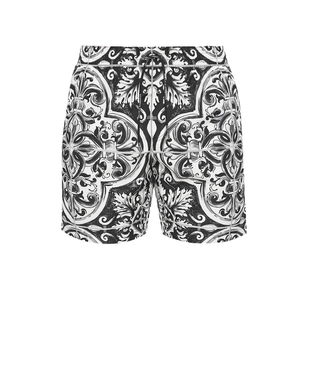 Пляжные боксеры средней длины Dolce&Gabbana M4A13T-FIM6J, белый цвет • Купить в интернет-магазине Kameron