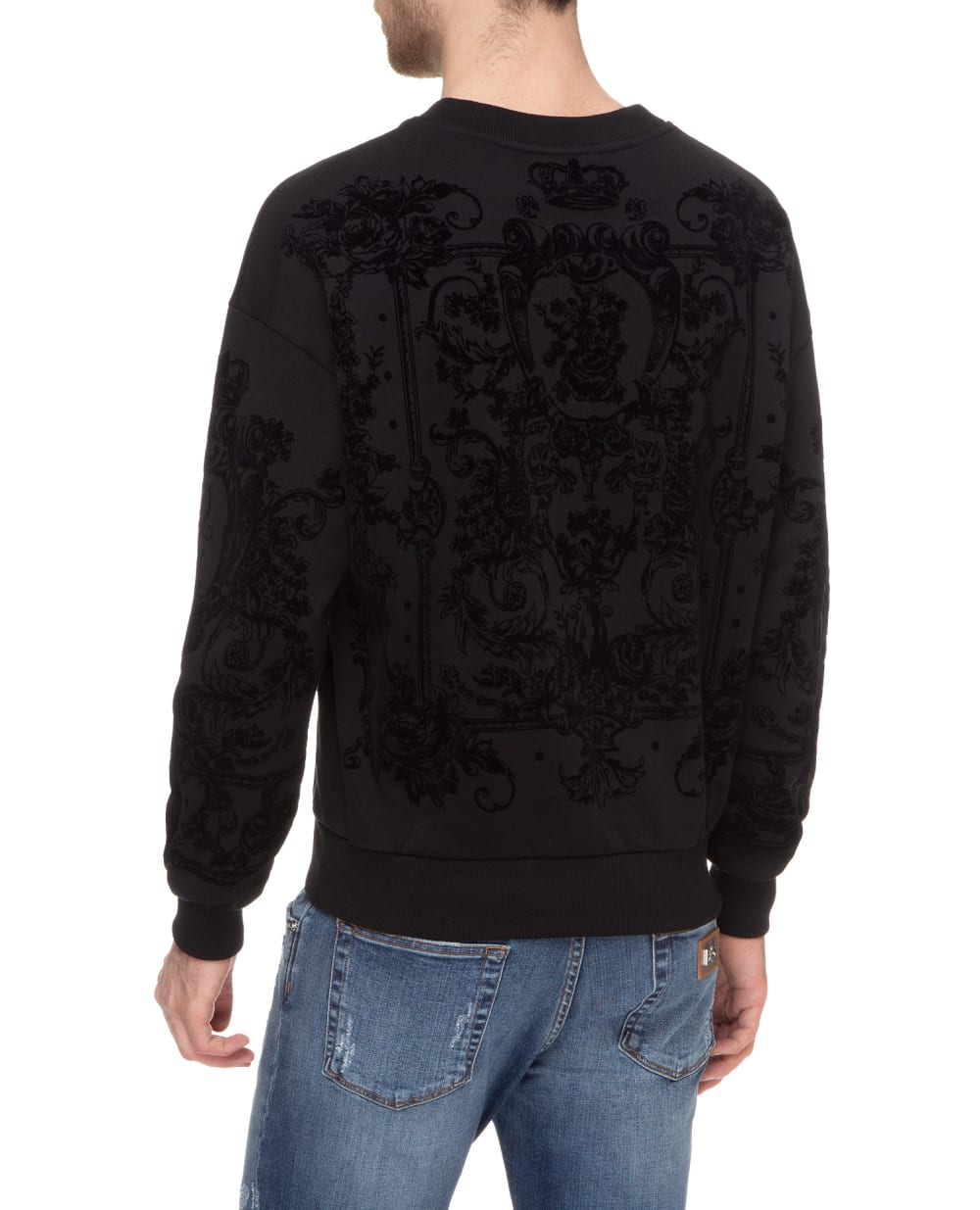 Свитшот Dolce&Gabbana G9PF8T-FU7DU, черный цвет • Купить в интернет-магазине Kameron