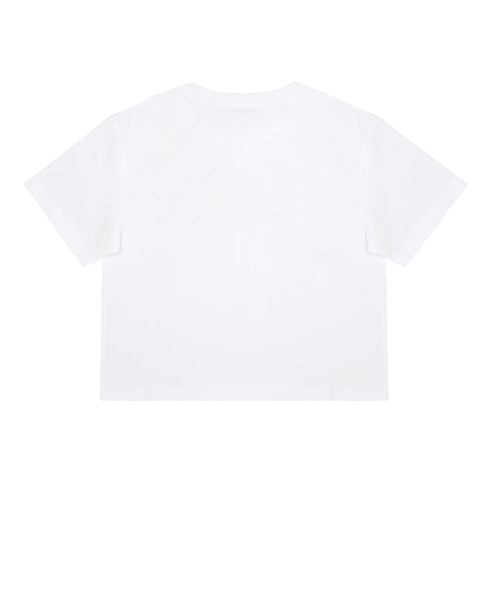 Дитяча трикотажна футболка Dolce&Gabbana Kids L4JTEY-G7K0M-B, білий колір • Купити в інтернет-магазині Kameron