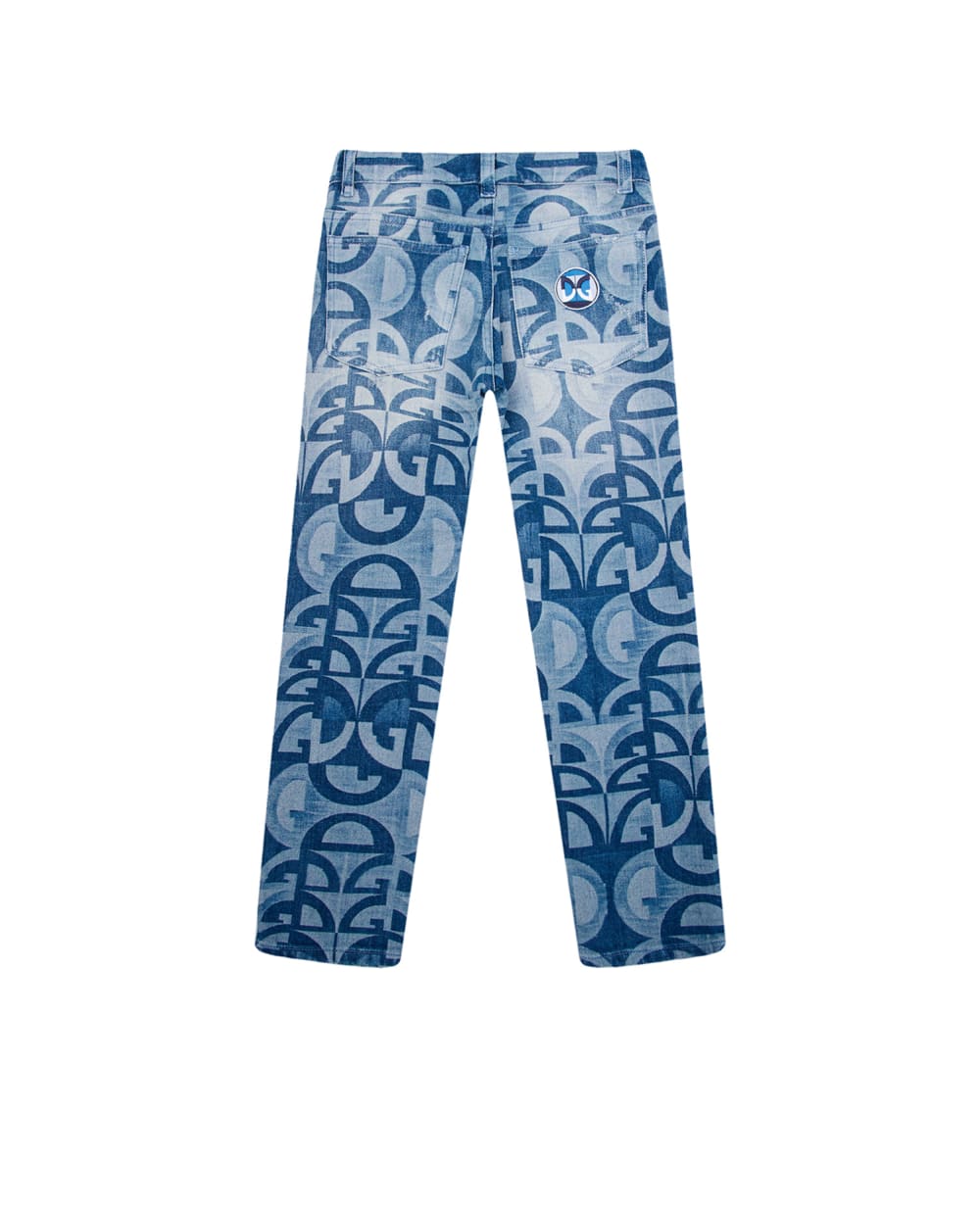 Детские джинсы Dolce&Gabbana Kids L42F05-LD917-B, синий цвет • Купить в интернет-магазине Kameron