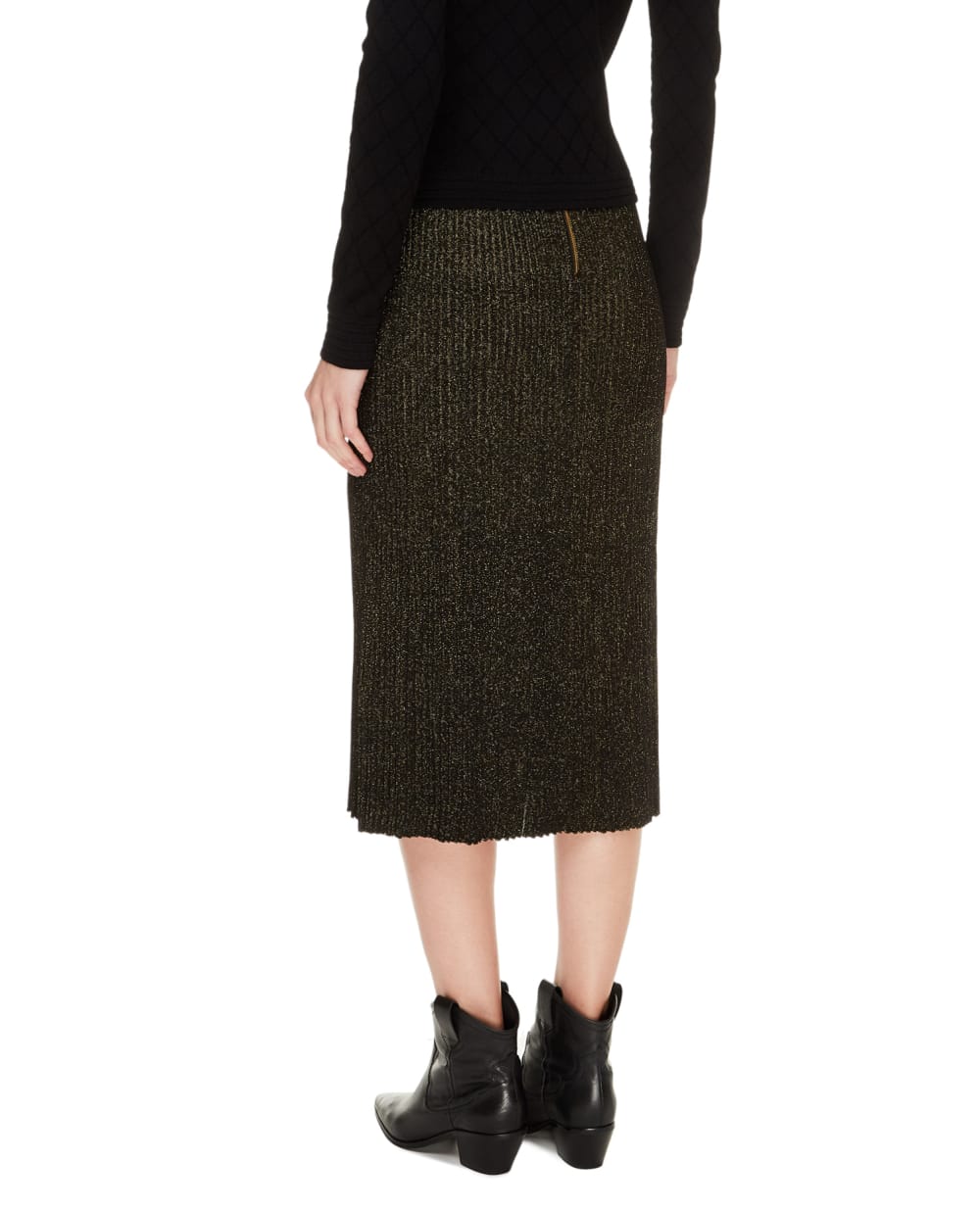 Спідниця Balmain UF14476K134, золотий колір • Купити в інтернет-магазині Kameron