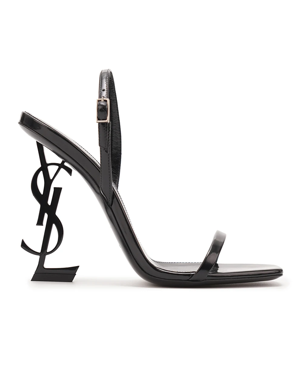 Кожаные босоножки Opyum Saint Laurent 754880-AACGC, черный цвет • Купить в интернет-магазине Kameron