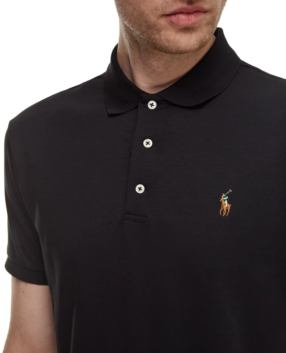 Поло Polo Ralph Lauren 710685514002, черный цвет • Купить в интернет-магазине Kameron