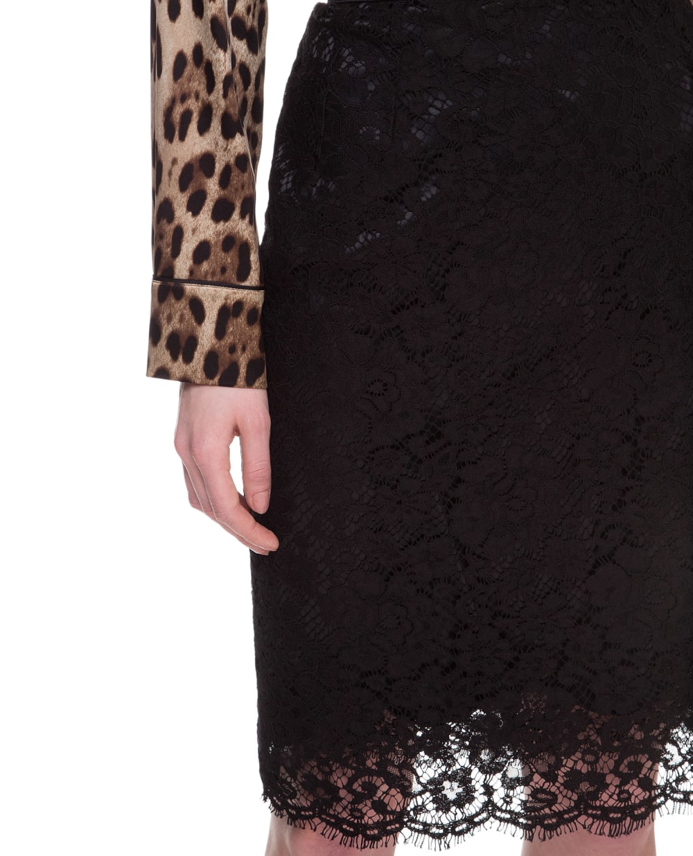 Юбка Dolce&Gabbana F4A2PT-HLMCK, черный цвет • Купить в интернет-магазине Kameron