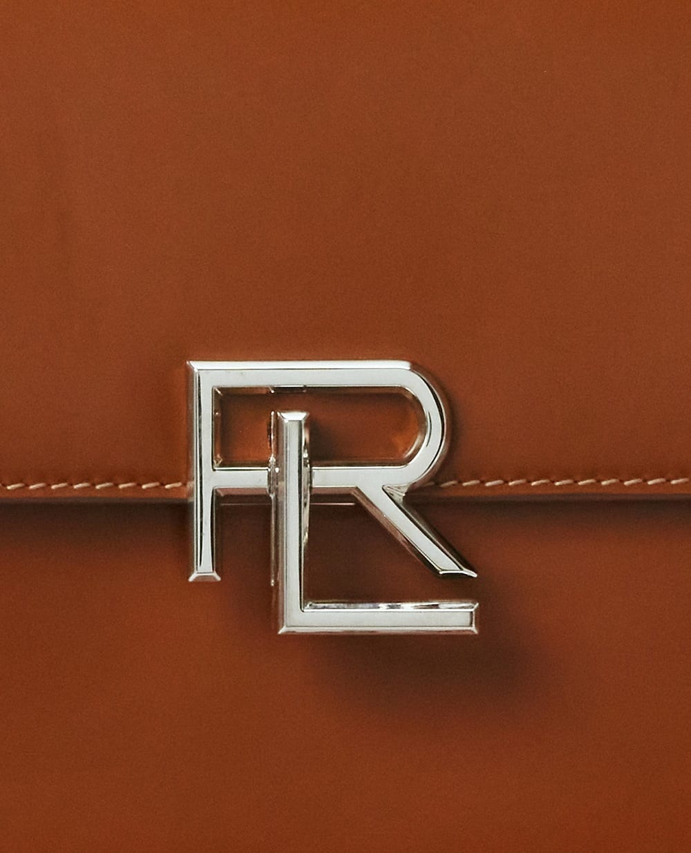 Сумка-кроссбоди из кожи Ralph Lauren Collection 435930953004, коричневый цвет • Купить в интернет-магазине Kameron