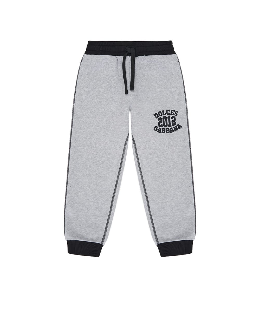 Детские спортивные брюки (костюм) Dolce&Gabbana Kids L4JPKS-G7PBO-S, серый цвет • Купить в интернет-магазине Kameron