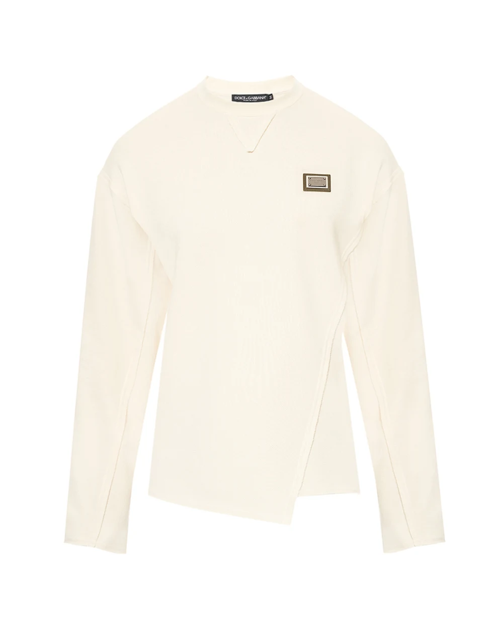 Лонгслів Dolce&Gabbana G8TF9T-HU7WY, бежевий колір • Купити в інтернет-магазині Kameron