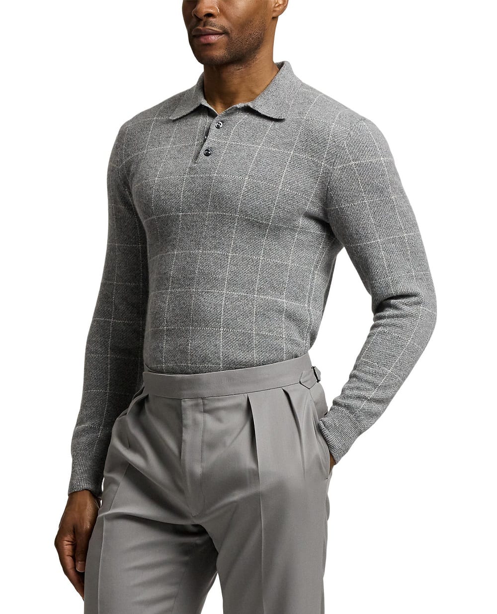 Свитер из кашемира Ralph Lauren Purple Label 790978243001, серый цвет • Купить в интернет-магазине Kameron