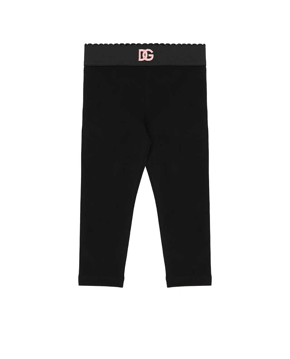 Детские леггинсы Dolce&Gabbana Kids L5JPB8-G7N9L-S, черный цвет • Купить в интернет-магазине Kameron
