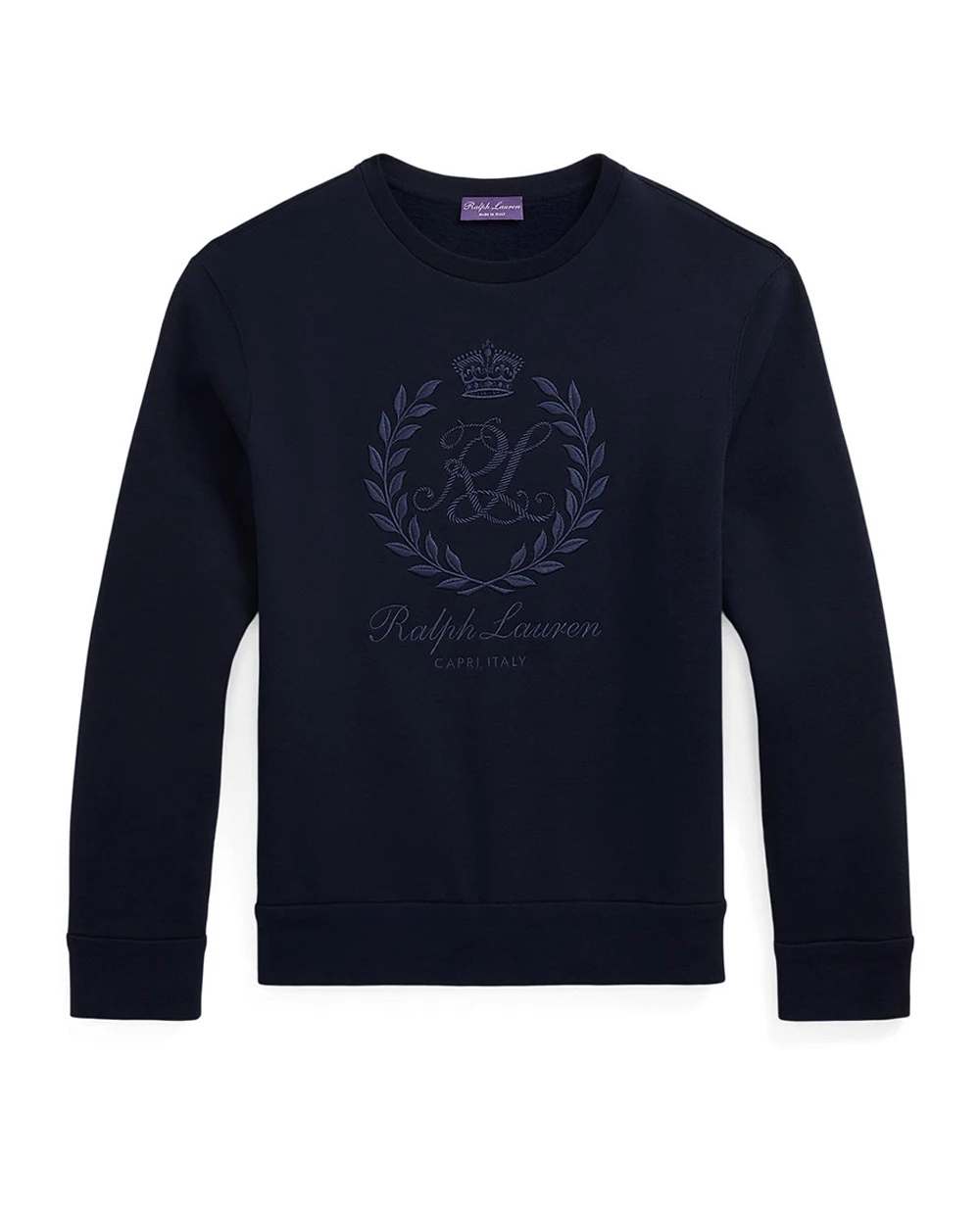 Свитшот Ralph Lauren Purple Label 790966291001, темно-синий цвет • Купить в интернет-магазине Kameron