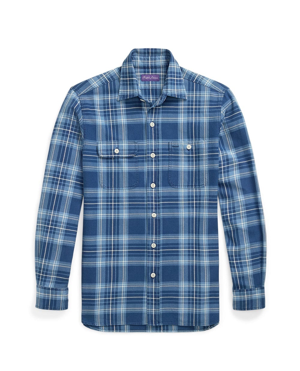 Рубашка Ralph Lauren Purple Label 790977187001, синий цвет • Купить в интернет-магазине Kameron