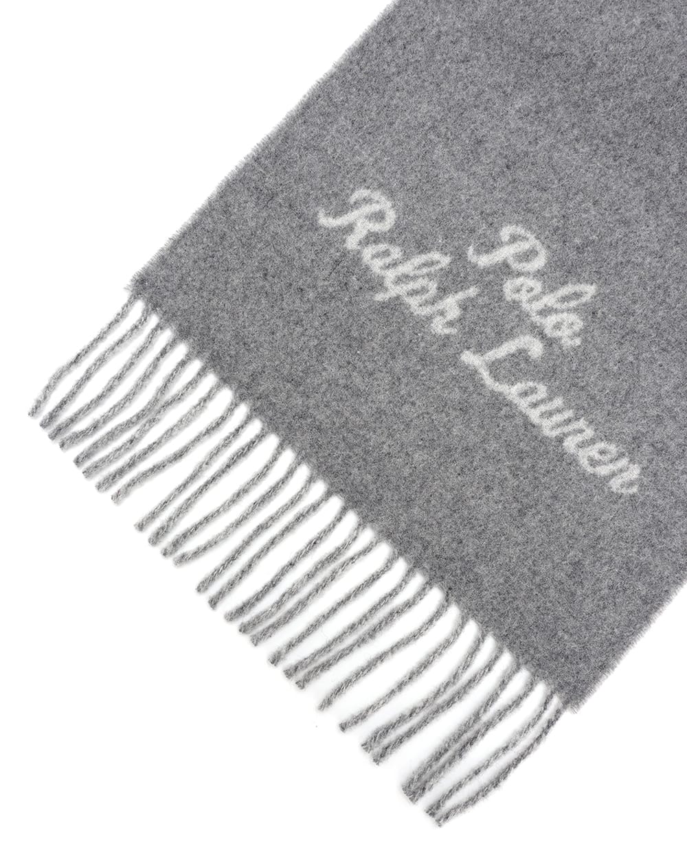 Шарф Polo Ralph Lauren 449959435001, серый цвет • Купить в интернет-магазине Kameron