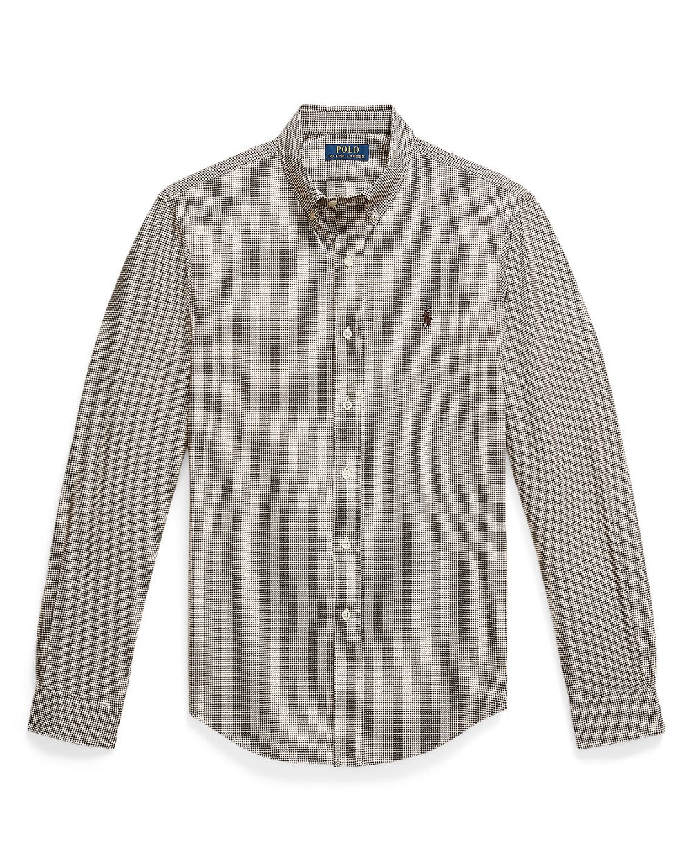 Рубашка Polo Ralph Lauren 710974528001, коричневый цвет • Купить в интернет-магазине Kameron