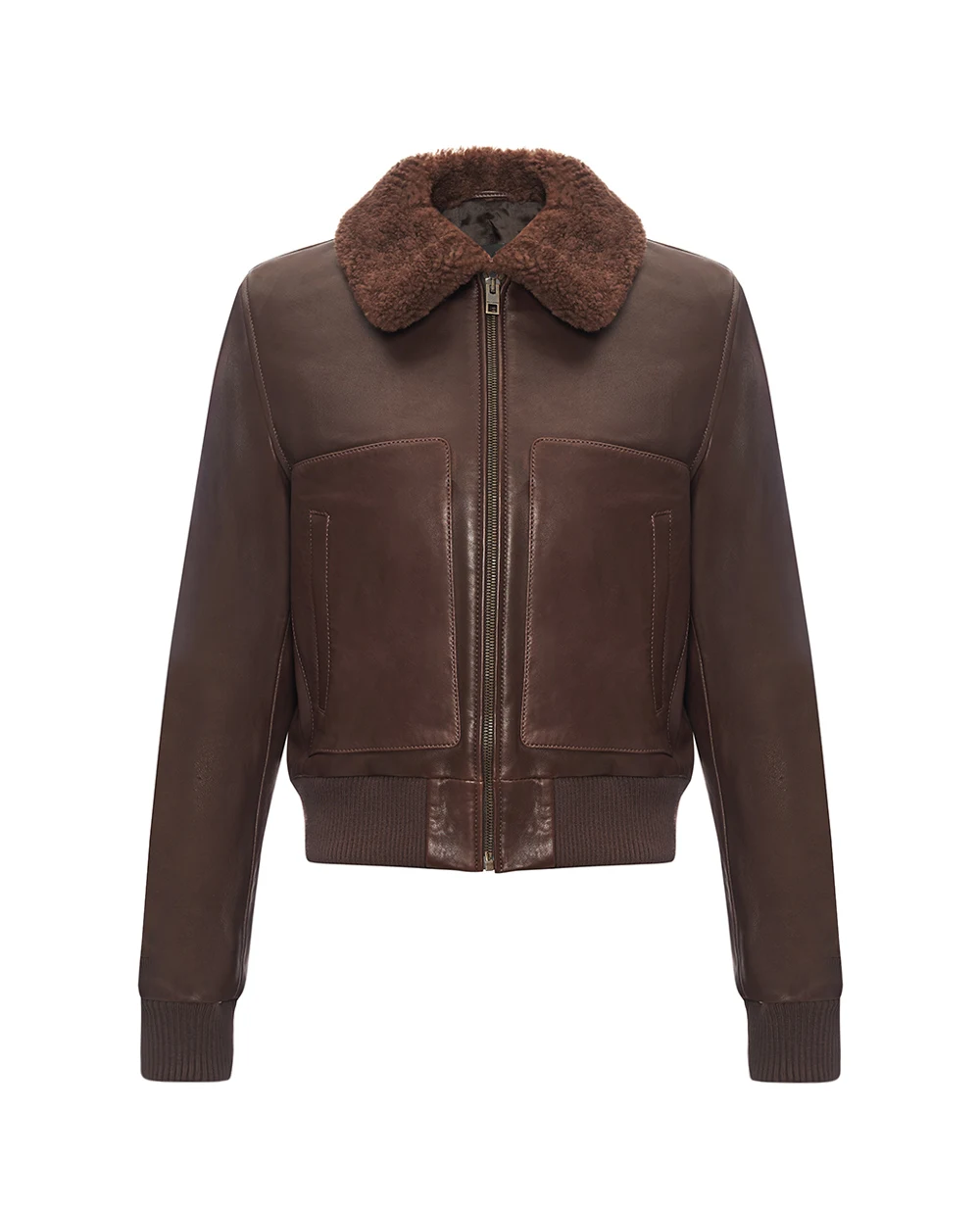 Куртка Тома из кожи NILI LOTAN 13229-L190, коричневый цвет • Купить в интернет-магазине Kameron