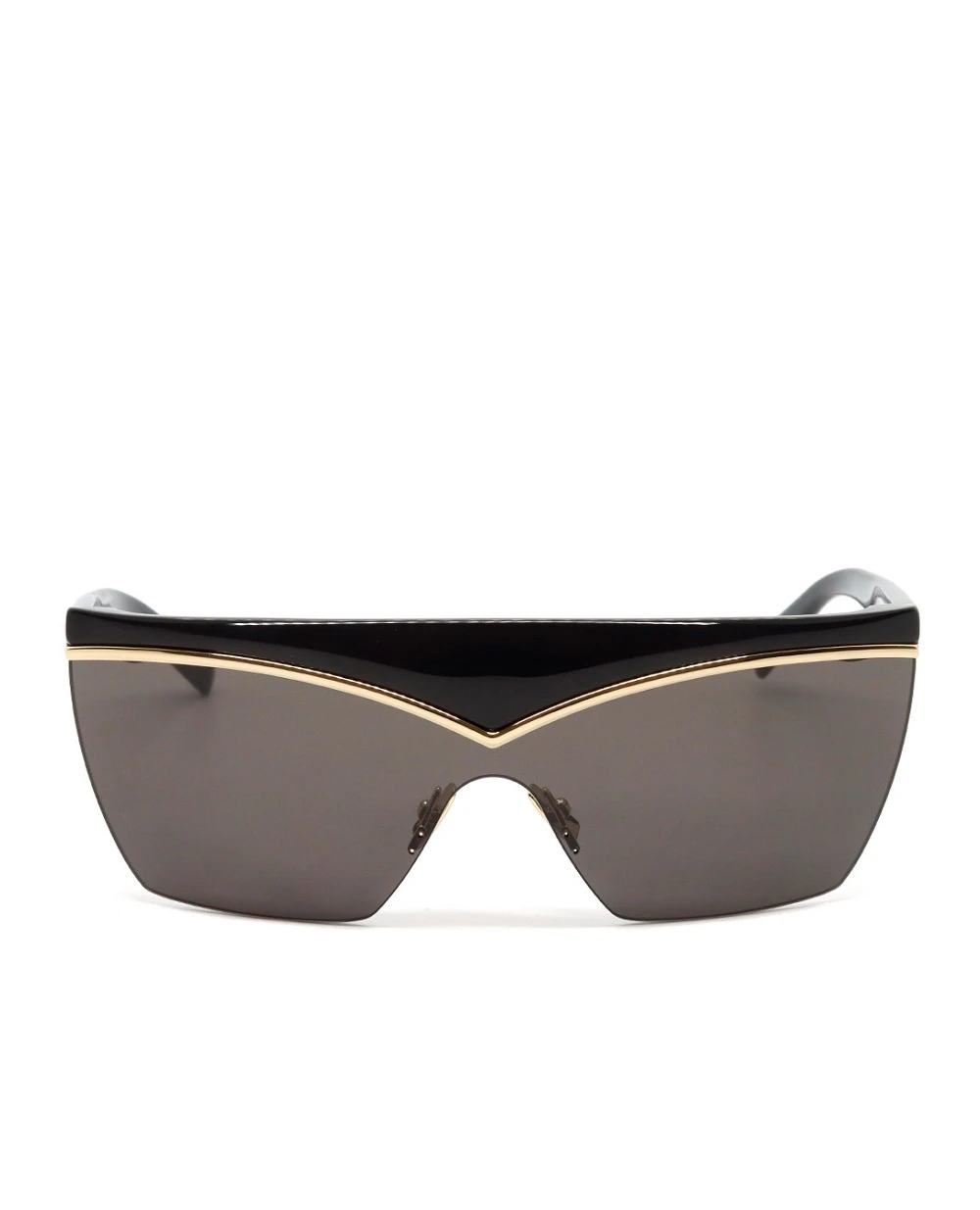 Солнцезащитные очки Saint Laurent SL 614 MASK-001, черный цвет • Купить в интернет-магазине Kameron