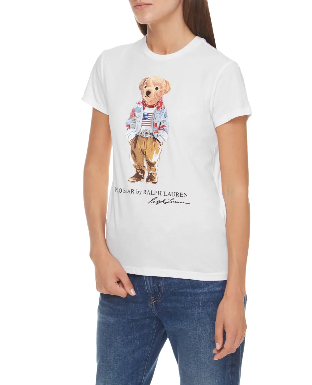Футболка Polo Ralph Lauren 211843279001, білий колір • Купити в інтернет-магазині Kameron
