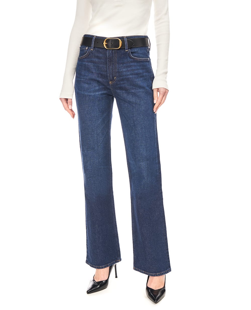 Джинси Vidia CITIZENS of HUMANITY 2099-1854, темно-синій колір • Купити в інтернет-магазині Kameron