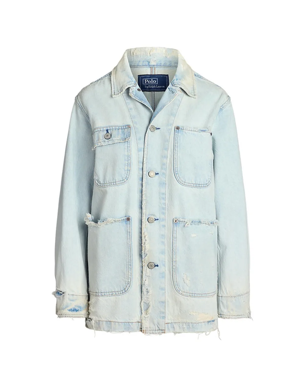 Джинсова куртка Polo Ralph Lauren 211959042001, блакитний колір • Купити в інтернет-магазині Kameron