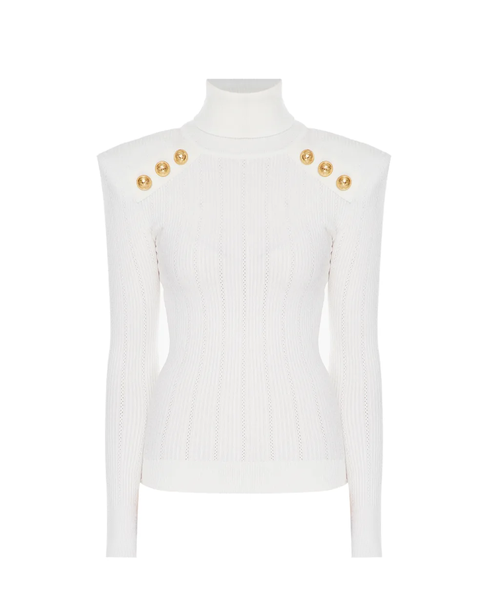 Гольф Balmain YF1KH000KB00, белый цвет • Купить в интернет-магазине Kameron