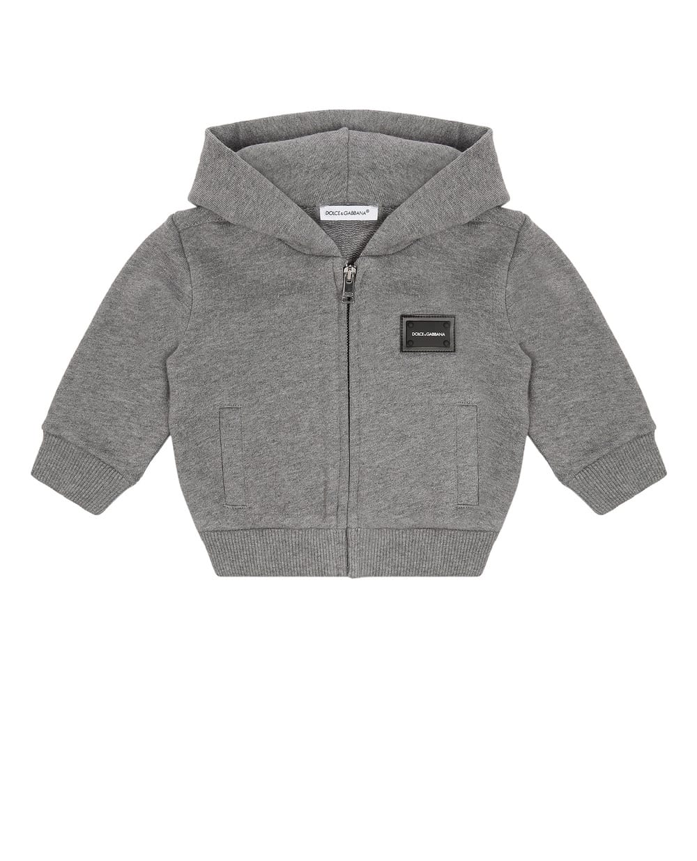 Дитяча толстовка (костюм) Dolce&Gabbana Kids L1JW2V-G7OLJ, сірий колір • Купити в інтернет-магазині Kameron