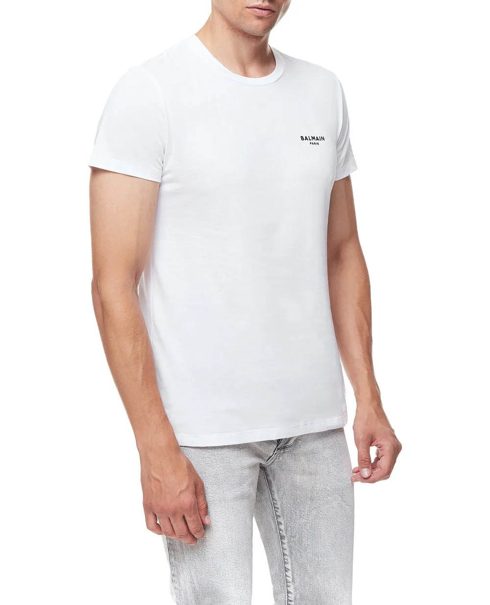 Футболка Balmain WH1EF000B069, белый цвет • Купить в интернет-магазине Kameron