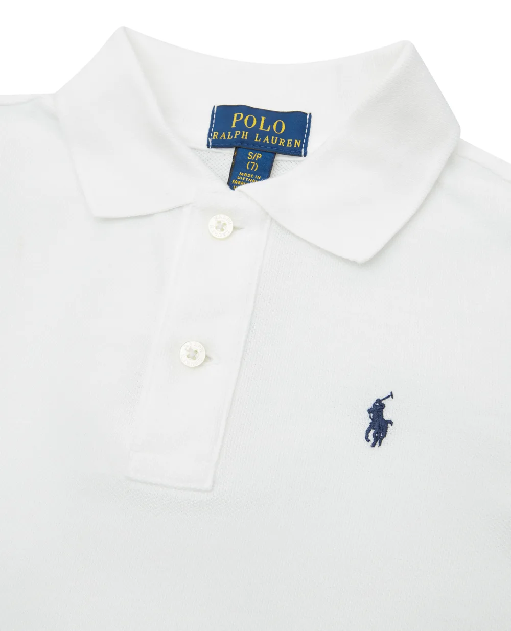 Детское поло Polo Ralph Lauren Kids 313811484004, белый цвет • Купить в интернет-магазине Kameron