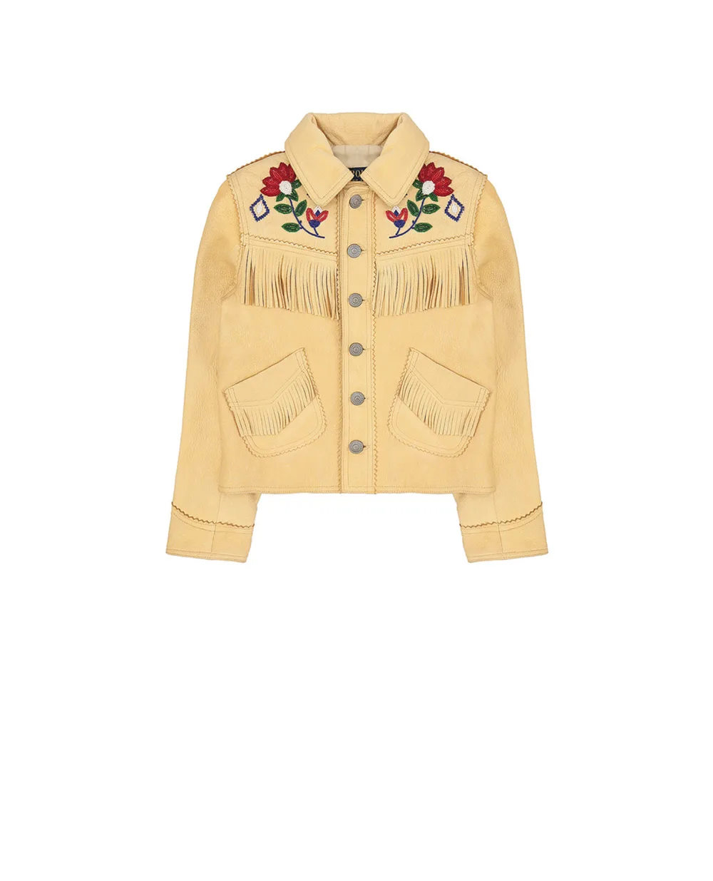 Детская кожаная куртка Polo Ralph Lauren Kids 313711900001, желтый цвет • Купить в интернет-магазине Kameron
