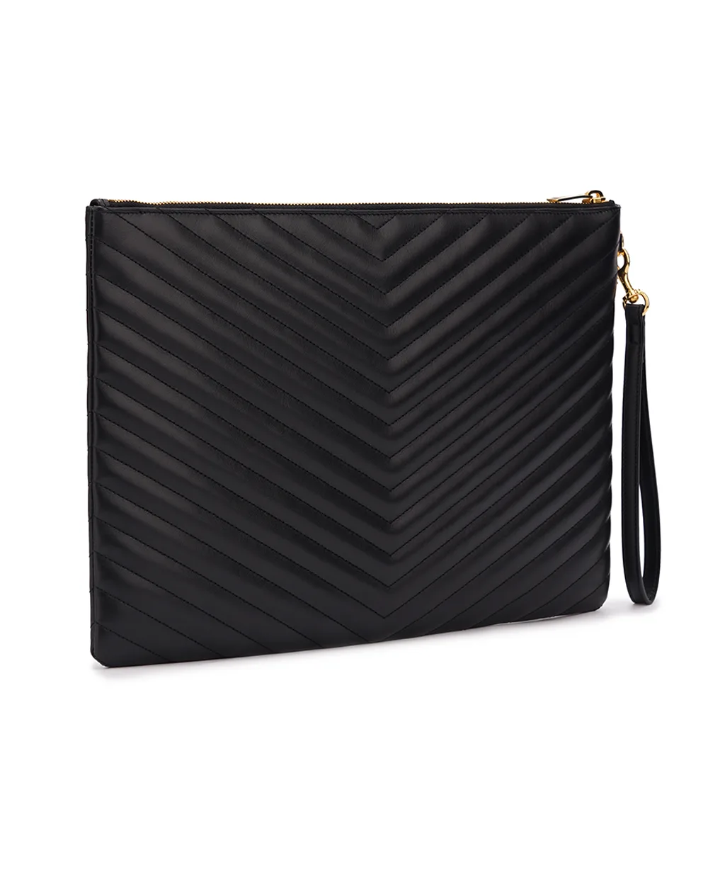 Клатч Cassandre Matelasse Saint Laurent 440222-CWU01, чорний колір • Купити в інтернет-магазині Kameron