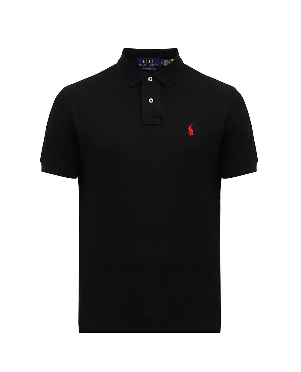 Поло Mesh Polo Ralph Lauren 710782592001, черный цвет • Купить в интернет-магазине Kameron