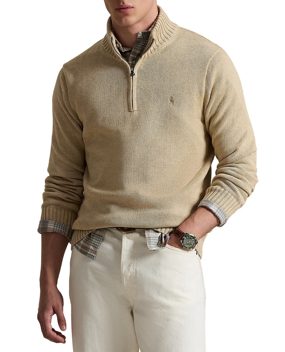 Свитер Polo Ralph Lauren 710859939513, коричневый цвет • Купить в интернет-магазине Kameron