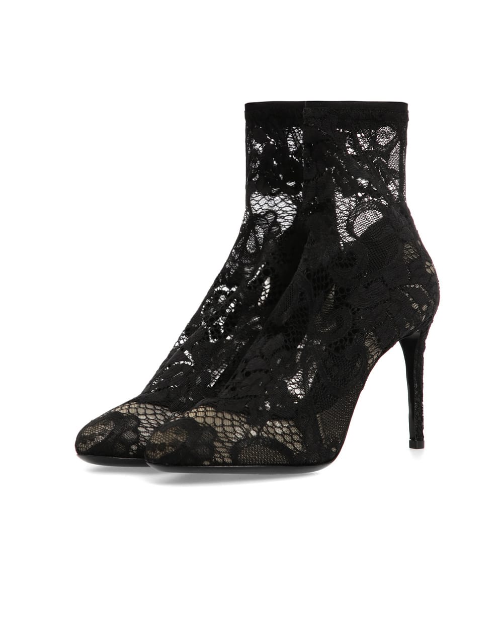 Кружевные ботильоны Bette Dolce&Gabbana CT0410-AK907, черный цвет • Купить в интернет-магазине Kameron