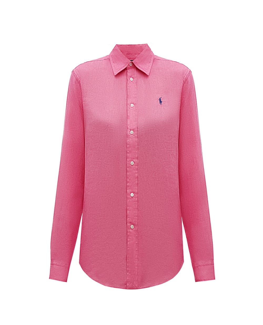 Льняная рубашка Polo Ralph Lauren 211970730007, розовый цвет • Купить в интернет-магазине Kameron