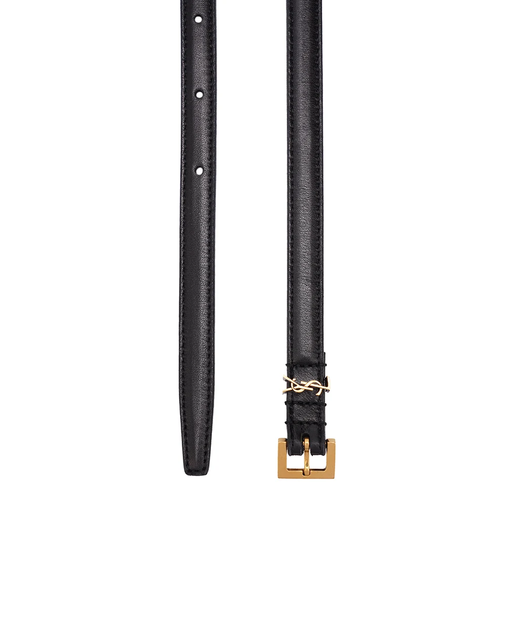 Ремінь Saint Laurent 788426-1HZ0W, чорний колір • Купити в інтернет-магазині Kameron