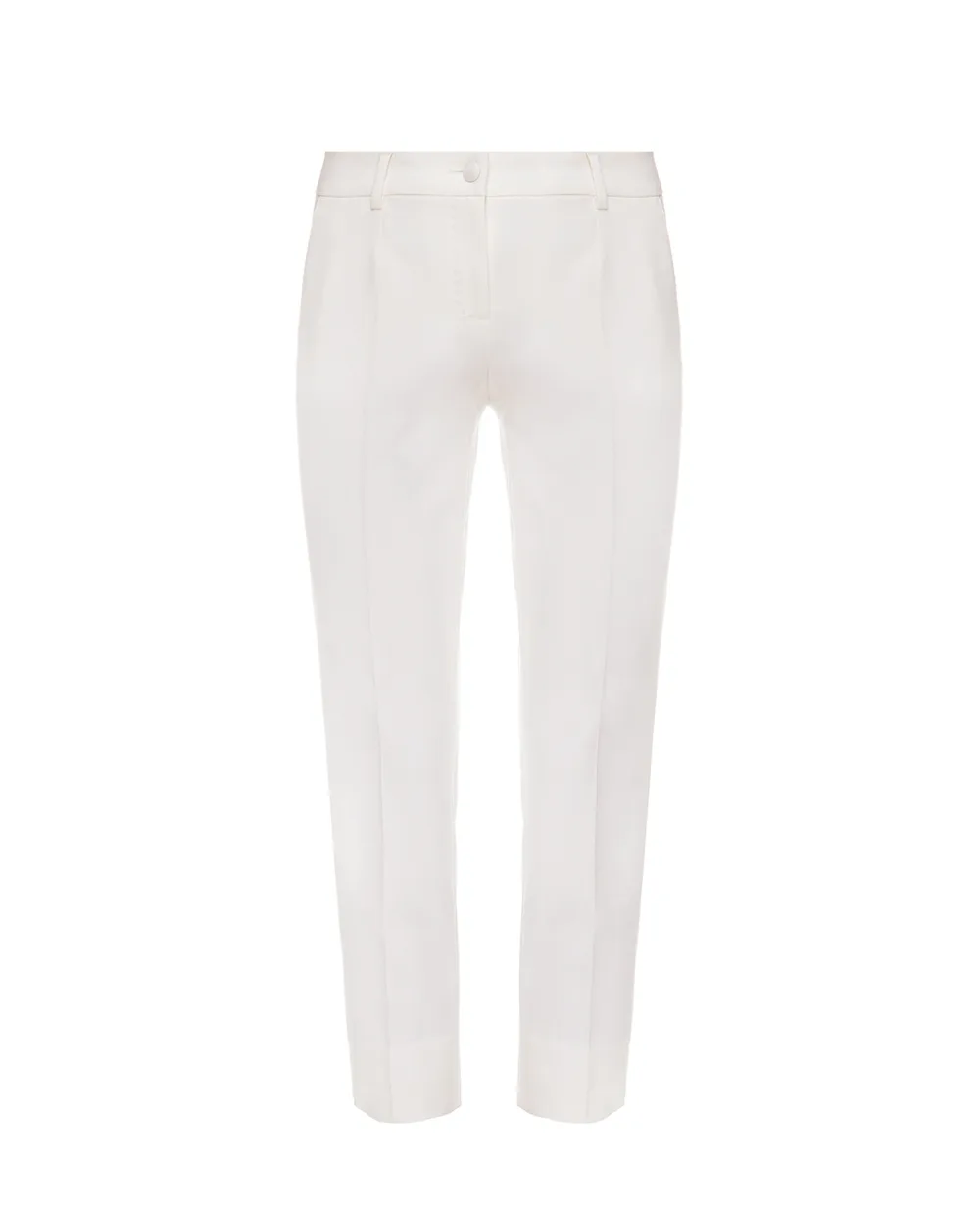 Шерстяные брюки Dolce&Gabbana FTAGNT-FUCCS, белый цвет • Купить в интернет-магазине Kameron