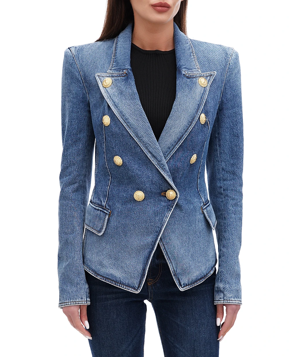 Жакет Balmain CF0SI506DE32, синий цвет • Купить в интернет-магазине Kameron