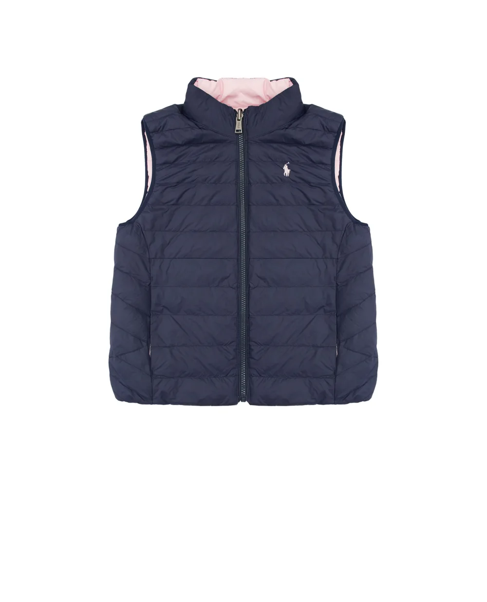Детский двусторонний жилет Polo Ralph Lauren Kids 323875513004, розовый цвет • Купить в интернет-магазине Kameron