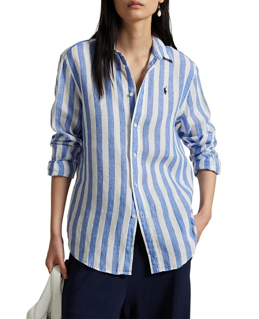 Рубашка Polo Ralph Lauren 211970691010, голубой цвет • Купить в интернет-магазине Kameron