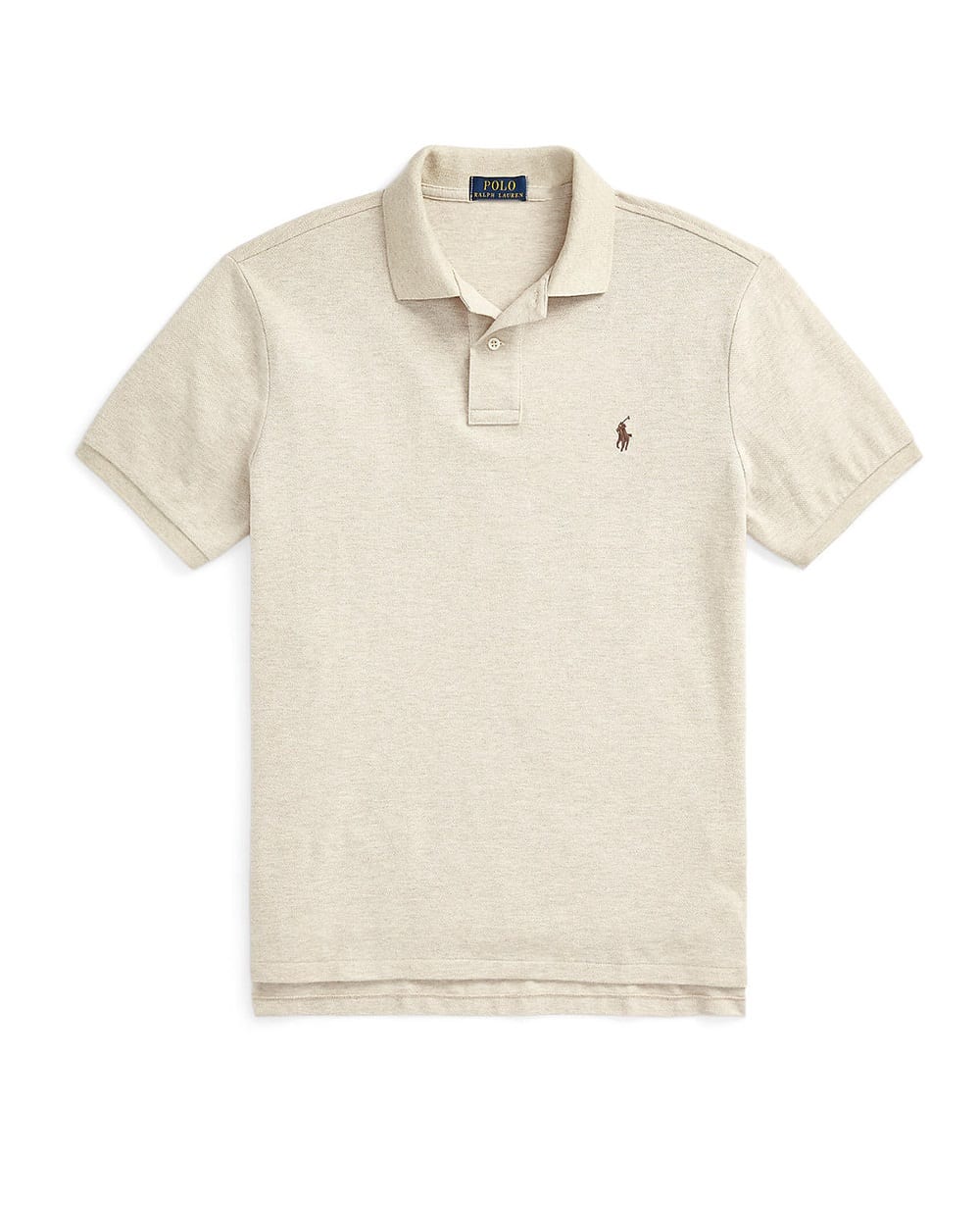 Поло Polo Ralph Lauren 710680784342, бежевый цвет • Купить в интернет-магазине Kameron