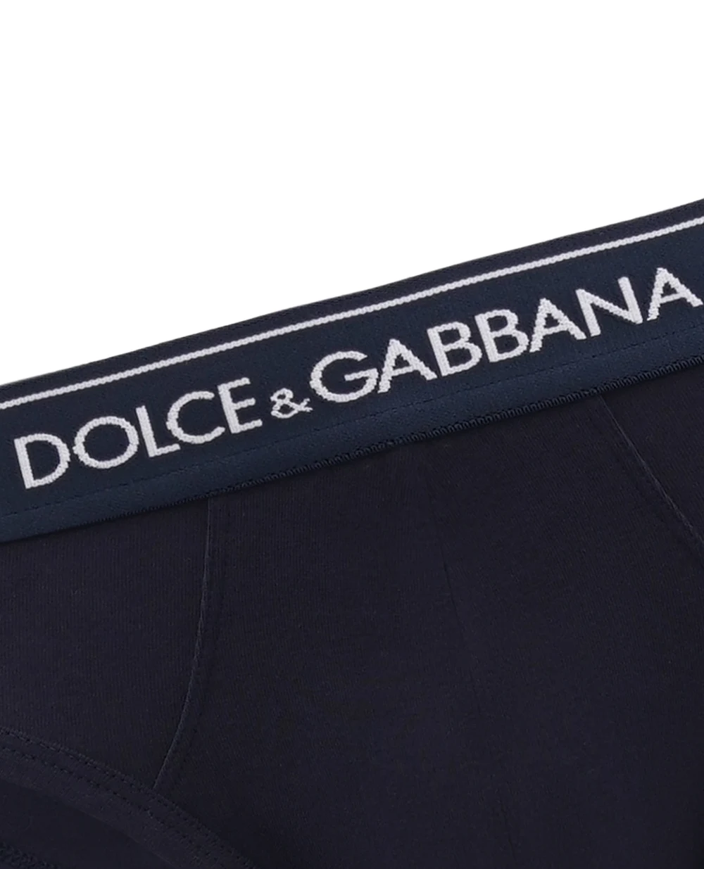 Брифы (2 шт.) Dolce&Gabbana M9C03J-ONN95, темно-синий цвет • Купить в интернет-магазине Kameron