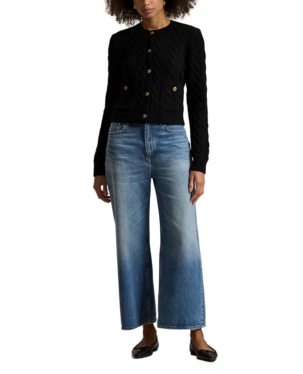 Кардиган из шерсти и кашемира Polo Ralph Lauren 211978312001, черный цвет • Купить в интернет-магазине Kameron