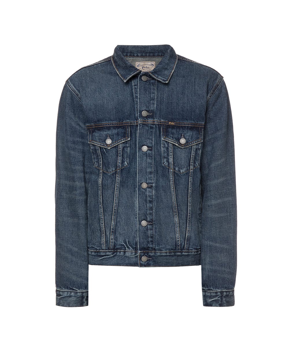 Джинсовая куртка Polo Ralph Lauren 710673235001, синий цвет • Купить в интернет-магазине Kameron