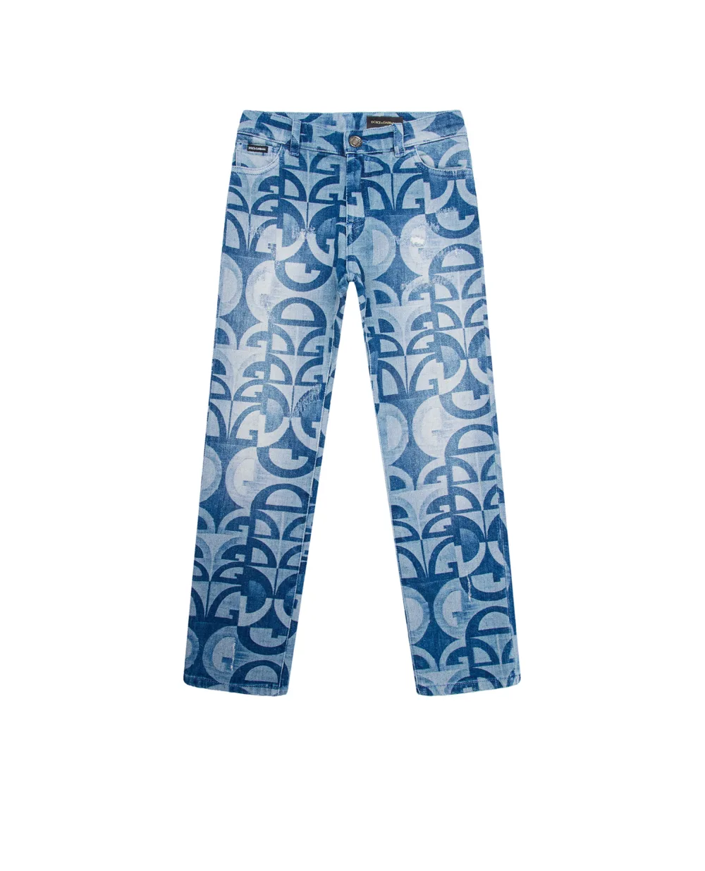 Детские джинсы Dolce&Gabbana Kids L42F05-LD917-B, синий цвет • Купить в интернет-магазине Kameron