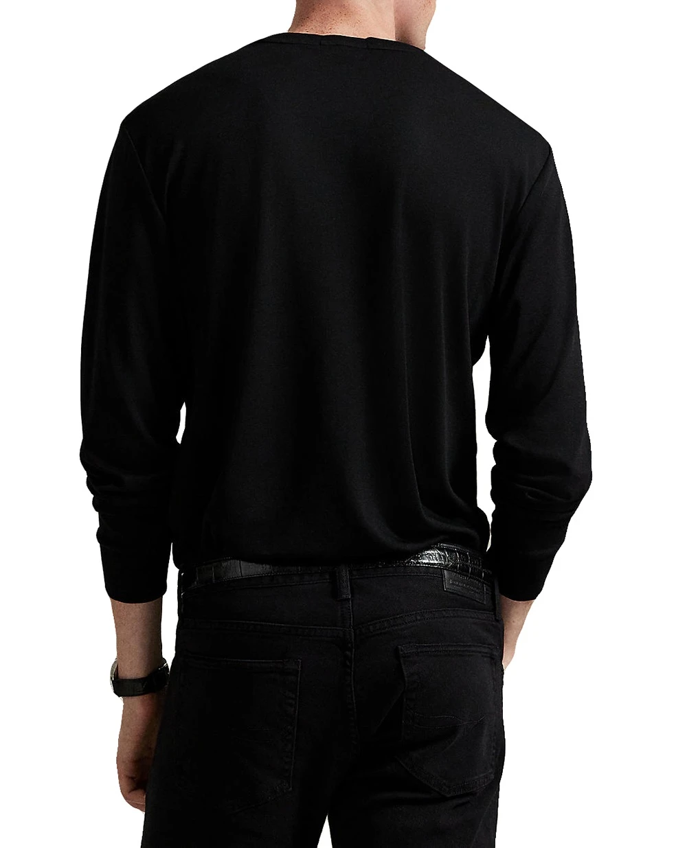 Лонгслів Polo Ralph Lauren 710760121001, чорний колір • Купити в інтернет-магазині Kameron