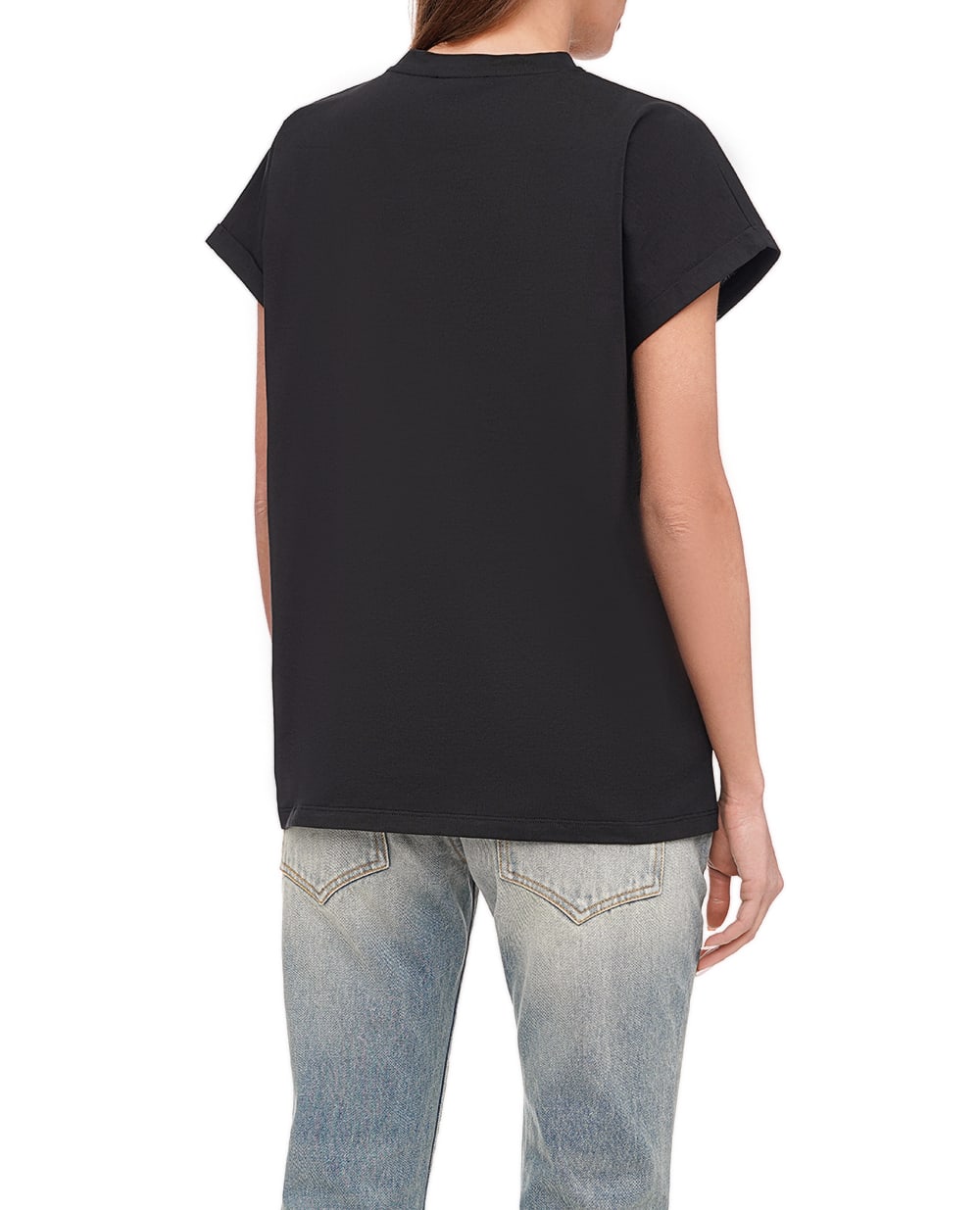 Футболка Balmain CF1EF010BB01, черный цвет • Купить в интернет-магазине Kameron