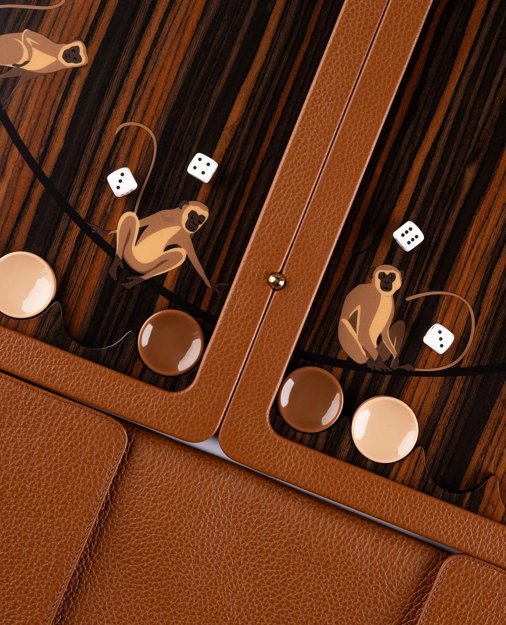 Нарди Monkey Mascot Yana Unripe Brown Zali ZL0007, коричневий колір • Купити в інтернет-магазині Kameron