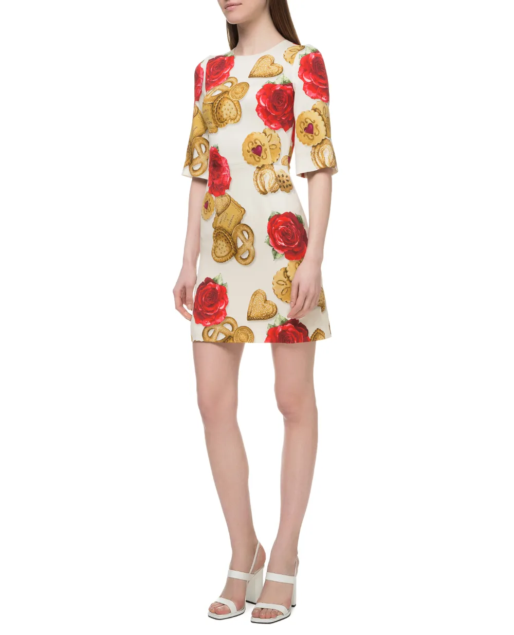 Сукня Dolce&Gabbana F68I2T-FSRJH, білий колір • Купити в інтернет-магазині Kameron