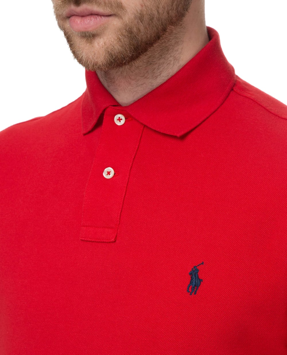 Поло Mesh Polo Ralph Lauren 710666998003, красный цвет • Купить в интернет-магазине Kameron